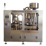 เครื่องบรรจุซอสปรุงรส/น้ำจิ้ม ของหนืดใส่ขวด แบบโรตารี MONOBLOC AUTOMATIC ROTARY FILLING MACHINE ( HI – VACUUM )
