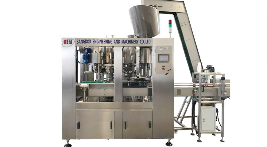 เครื่องบรรจุโรตารี่แบบตวงปริมาตร ระบบแคมแมคคะนิค MONOBLOC AUTOMATIC ROTARY VOLUMETRIC – PISTON FILLING MACHINE